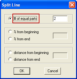 split line